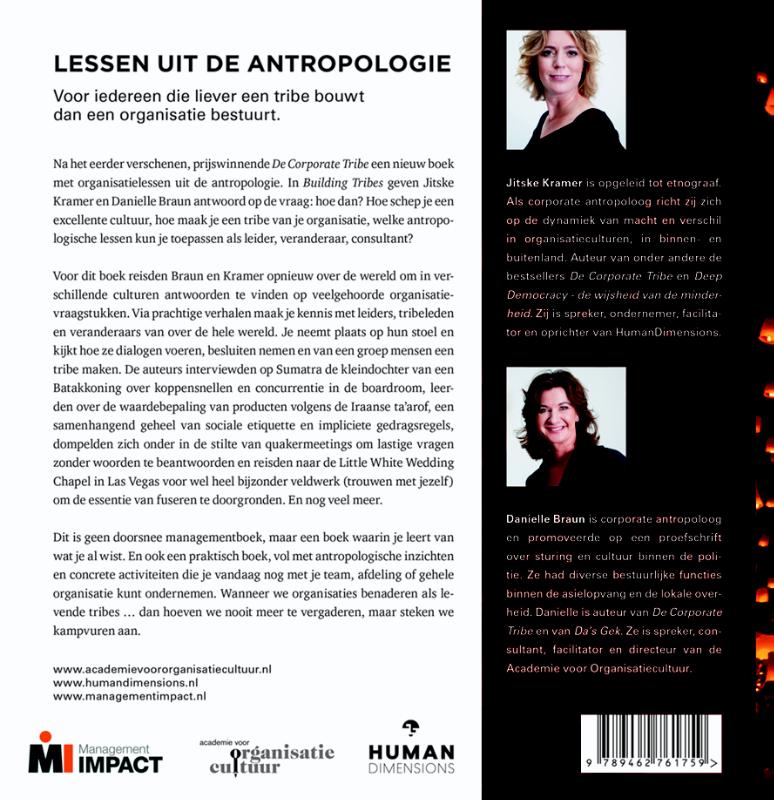 Achterkant van Building Tribes