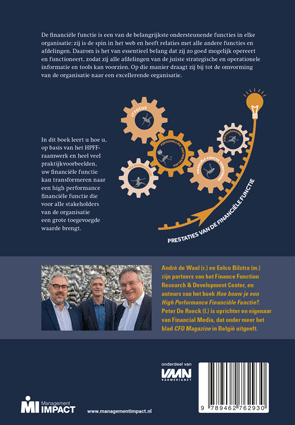 Achterkant van De High Performance Finance Functie in de praktijk