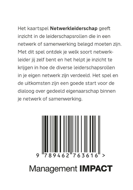 Achterkant van Netwerkleiderschap