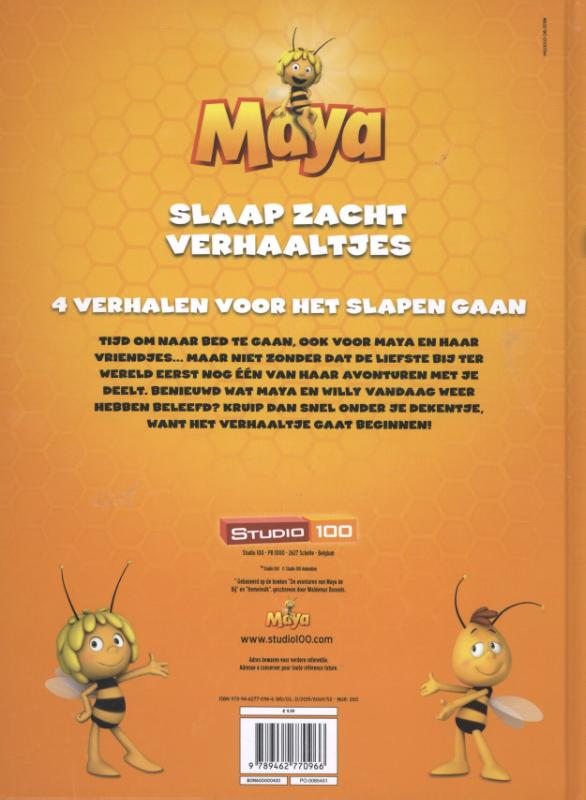 Achterkant van Slaap zacht verhaaltjes