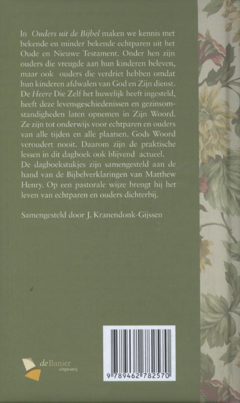 Achterkant van Ouders uit de Bijbel
