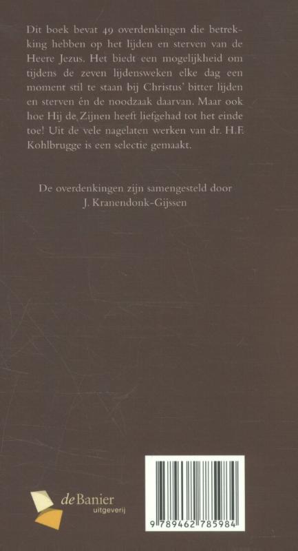 Achterkant van Liefgehad tot het einde