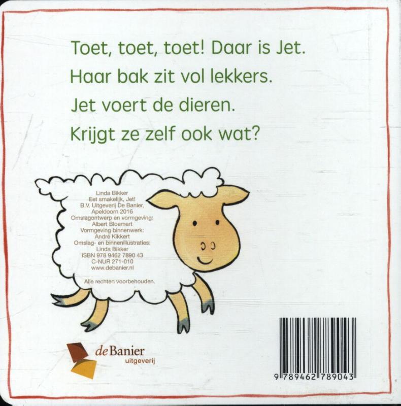 Achterkant van Eet smakelijk, Jet!