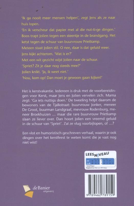 Achterkant van Kerst in de Tjalkstraat