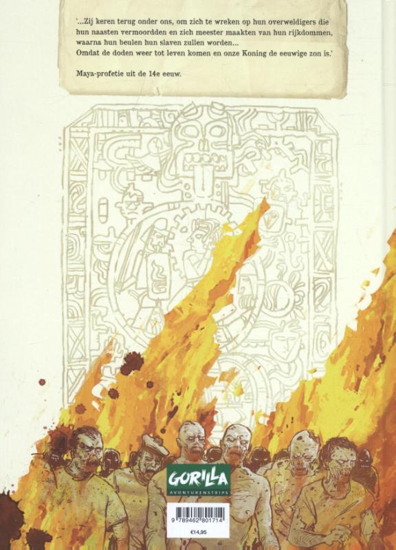 Achterkant van Gold of the Dead