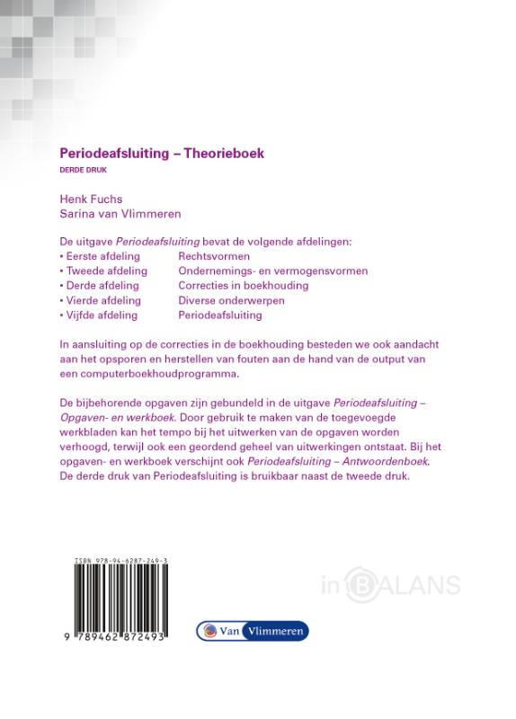 Achterkant van Periodeafsluiting