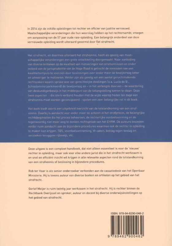 Achterkant van De weg naar het moderne strafvonnis