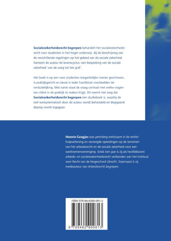 Achterkant van Socialezekerheidsrecht begrepen