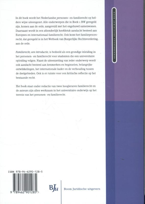 Achterkant van Familierecht