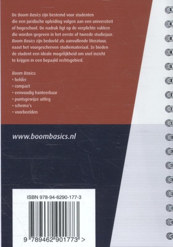 Achterkant van Boom basics Ontslagrecht