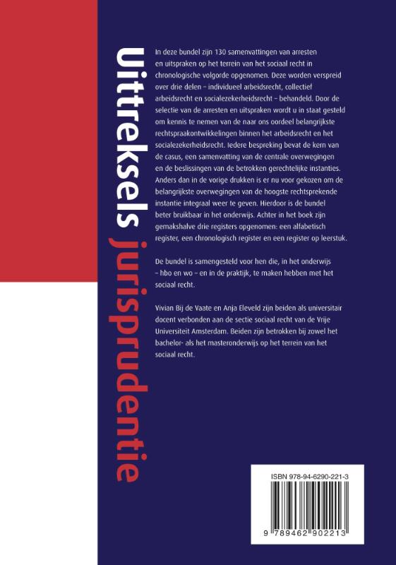 Achterkant van Arbeidsrecht en socialezekerheidsrecht