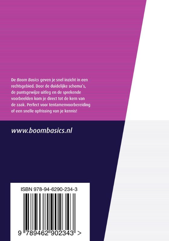 Achterkant van Boom basics burgerlijk procesrecht