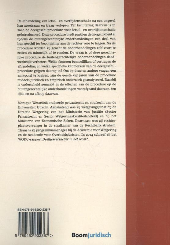 Achterkant van De deelgeschilprocedure