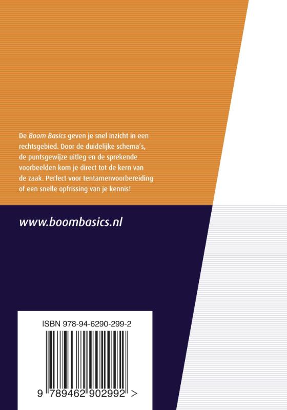 Achterkant van Boom basics naamloze en besloten vennootschap
