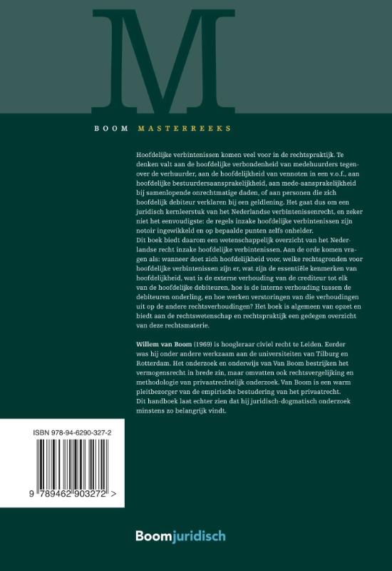 Achterkant van Hoofdelijke verbintenissen