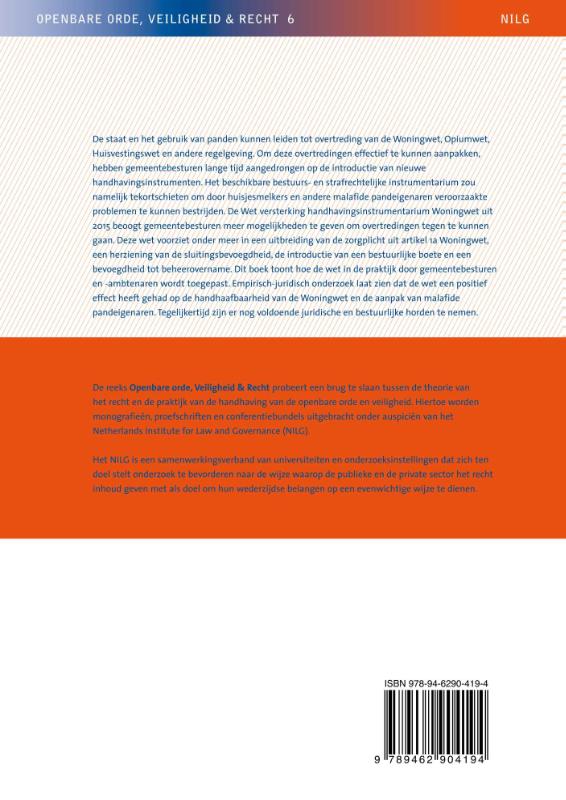 Achterkant van De aanpak van malafide pandeigenaren & de handhaving van de woningwet