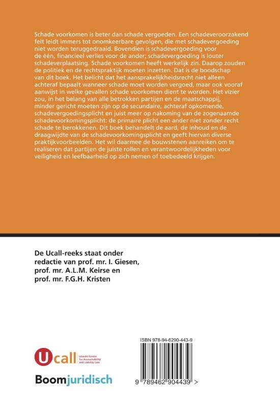 Achterkant van Schadevoorkomingsplicht