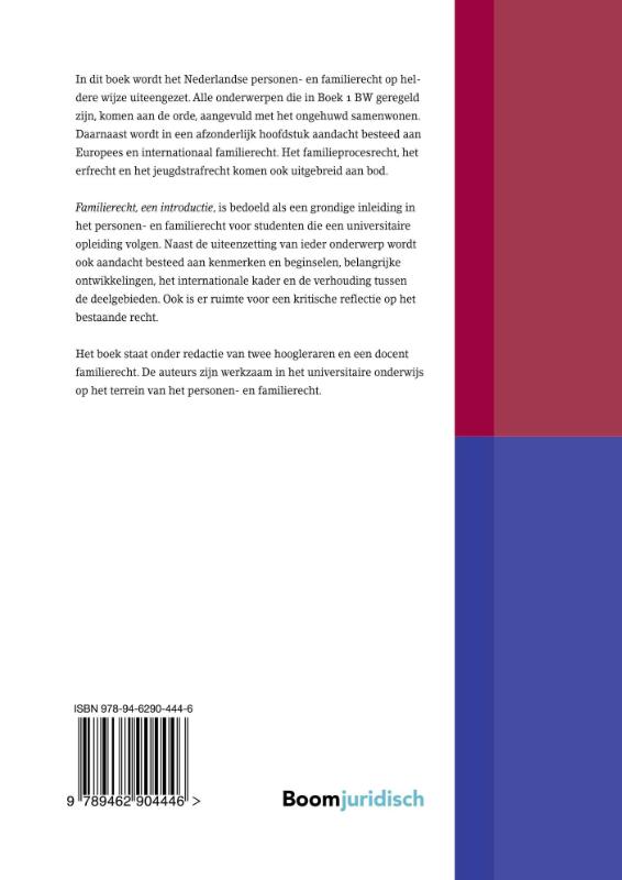 Achterkant van Familierecht