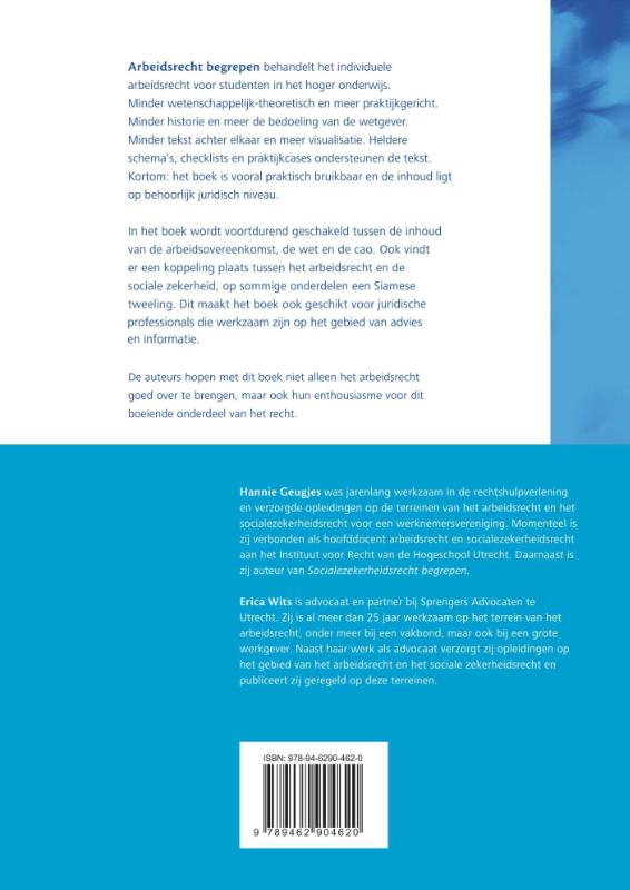 Achterkant van Arbeidsrecht begrepen