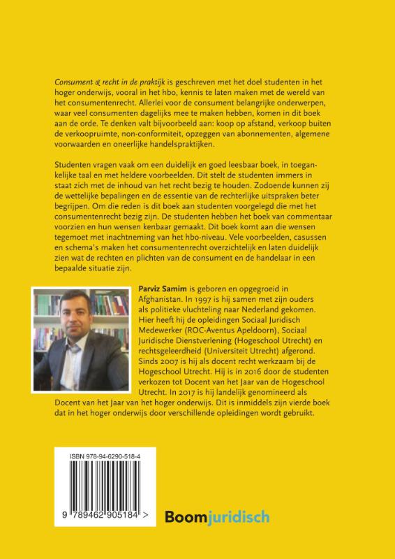 Achterkant van Consument & recht in de praktijk