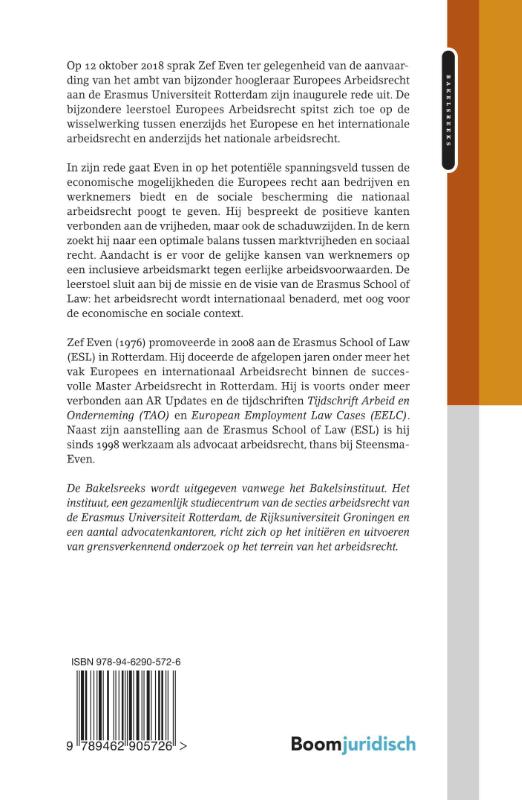 Achterkant van Balanceren met detacheren