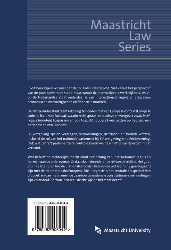 Achterkant van Europees Nederlands Staatsrecht