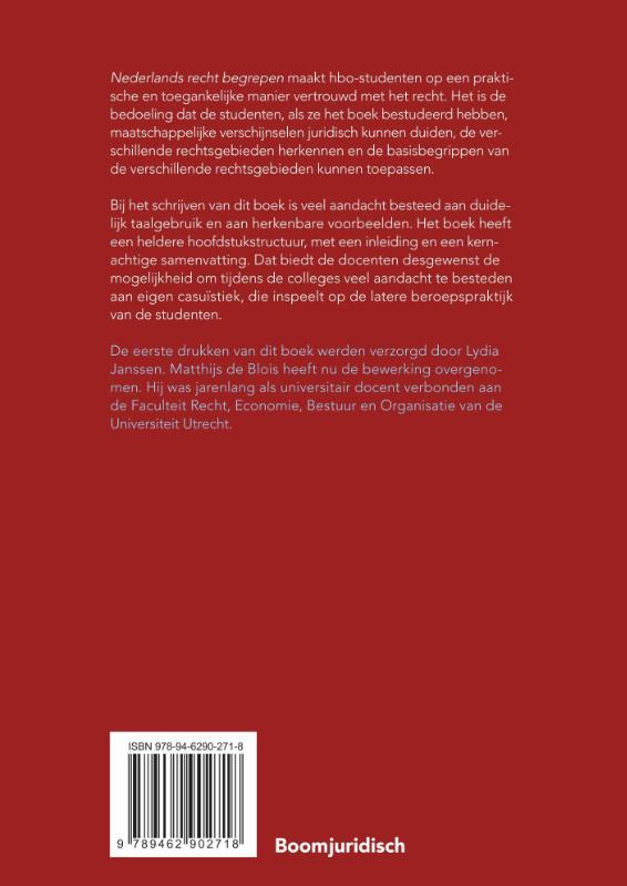 Achterkant van Nederlands recht begrepen