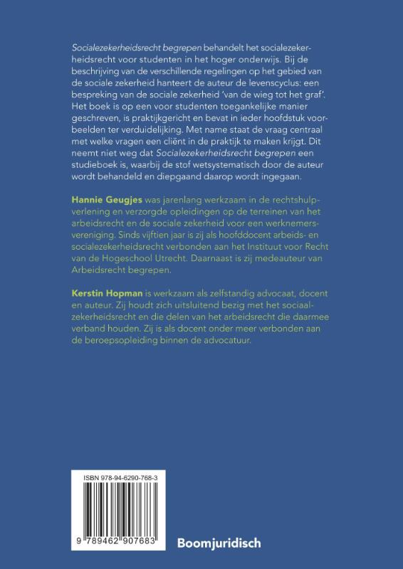 Achterkant van Socialezekerheidsrecht begrepen