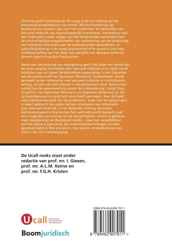 Achterkant van Verruiming van de aangifteplicht voor ernstige seksuele misdrijven?