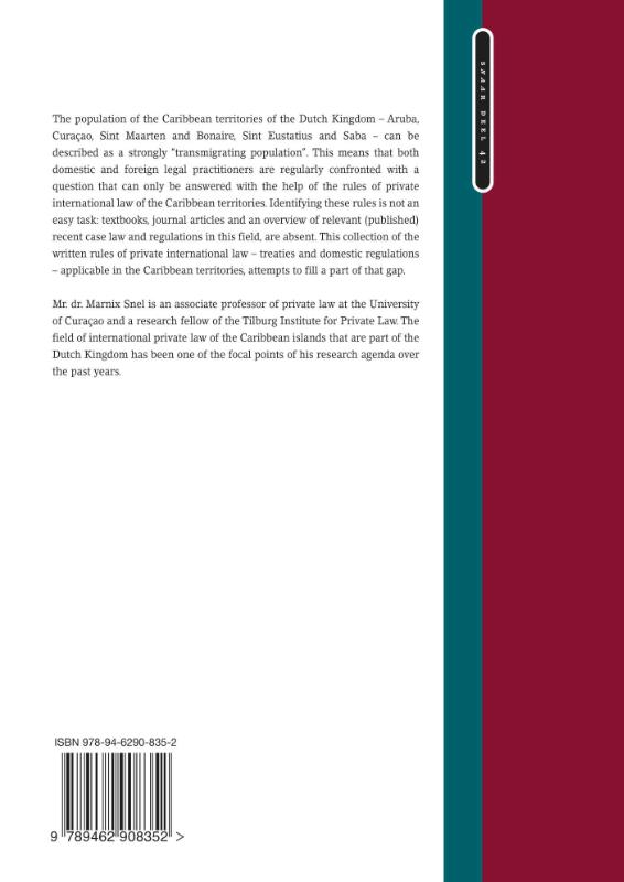 Achterkant van International private law regulation applicable in Aruba, Curaçao, Sint Maarten and/or the BES-islands 2020/2021