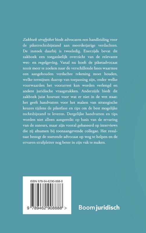 Achterkant van Zakboek strafpiket