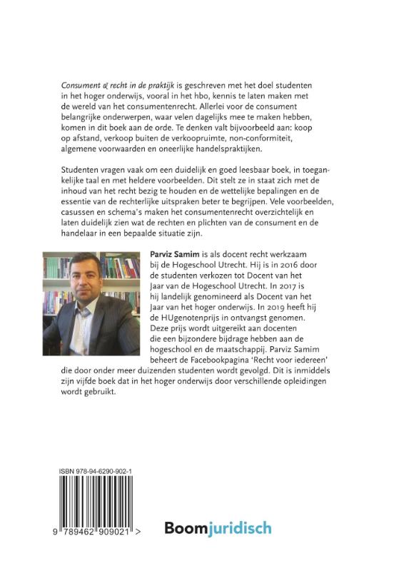 Achterkant van Consument & recht in de praktijk