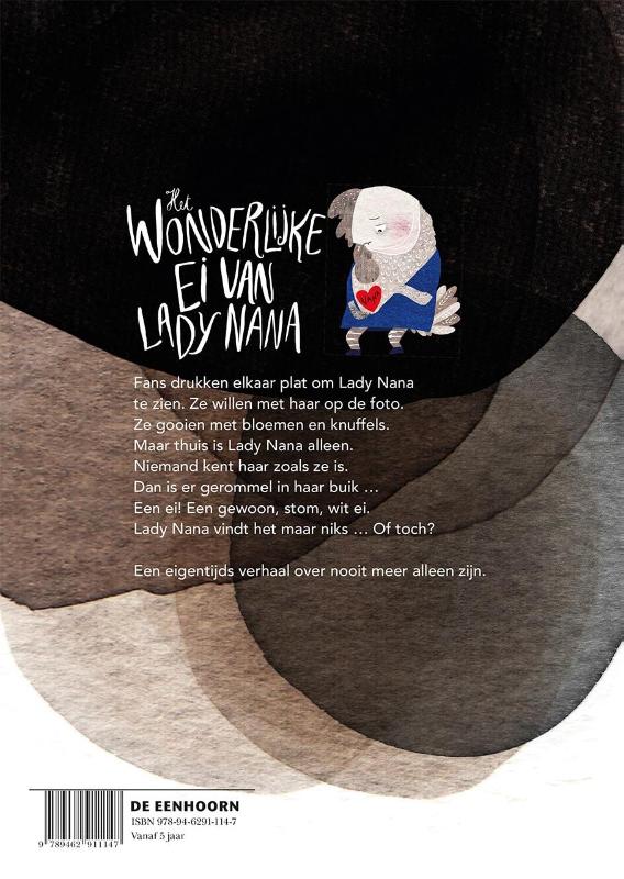 Achterkant van Het wonderlijke ei van Lady Nana