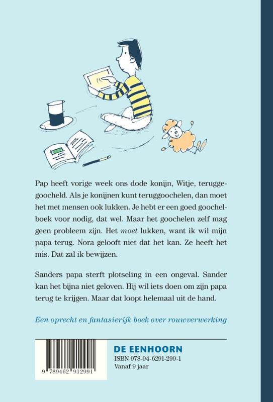 Achterkant van Konijnen goochel je niet terug