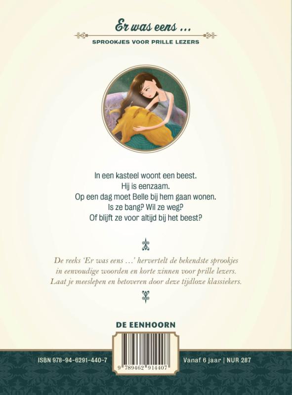 Achterkant van Belle en het beest