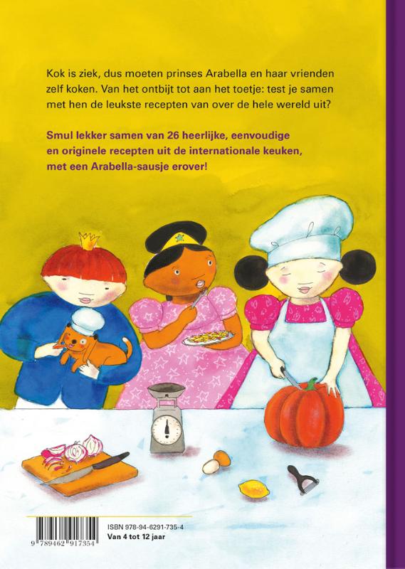 Achterkant van Kook mee met Prinses Arabella