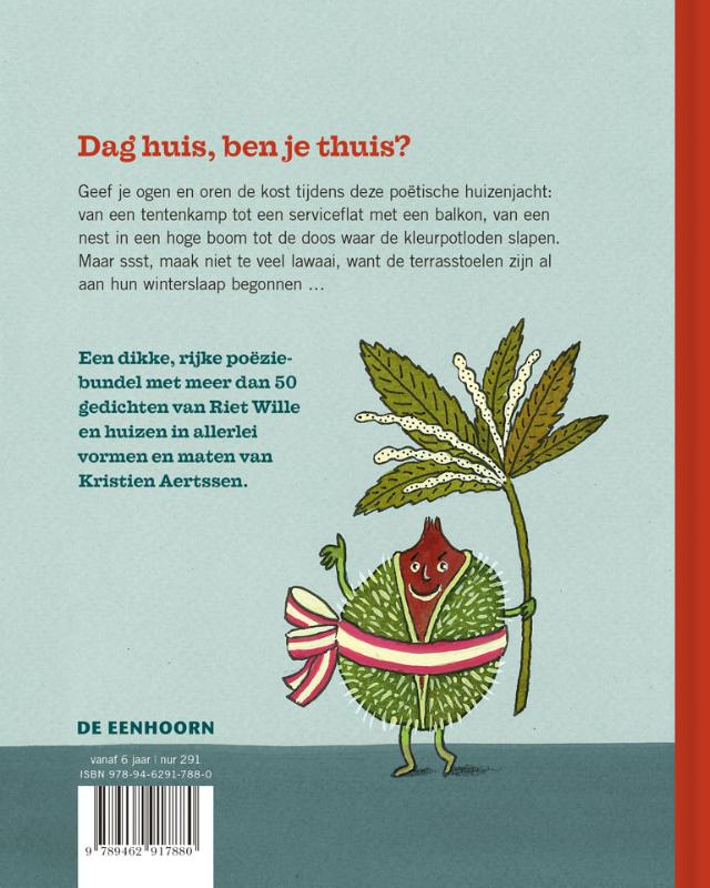 Achterkant van Dag huis, ben je thuis?