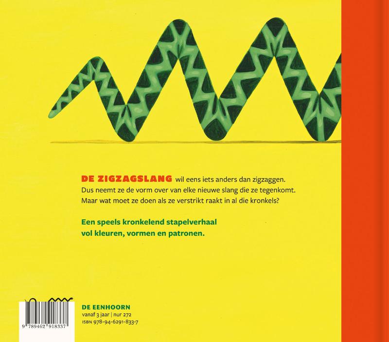 Achterkant van De zigzagslang