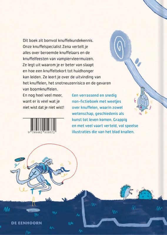 Achterkant van Het heel erg officiële knuffelboek