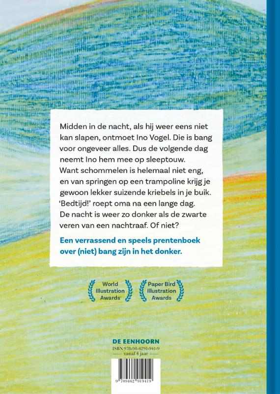 Achterkant van Ino en Vogel
