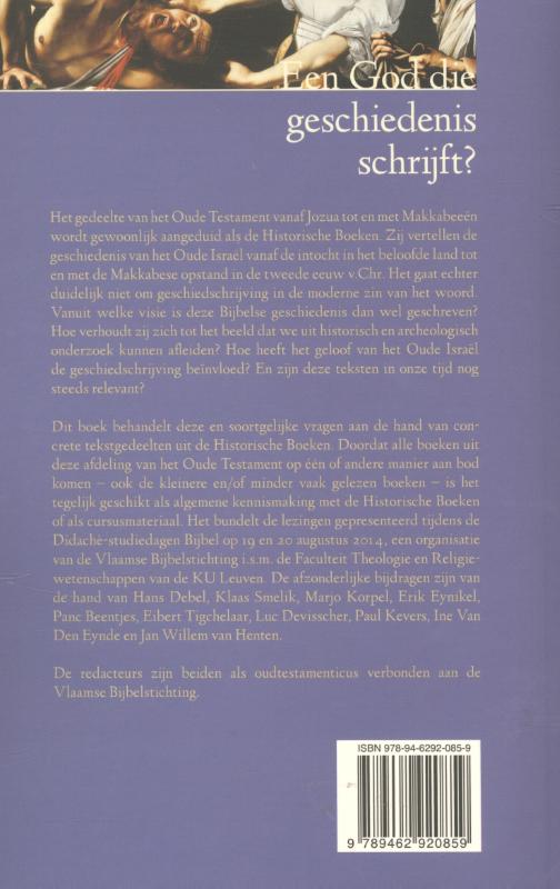 Achterkant van Een god die geschiedenis schrijft?