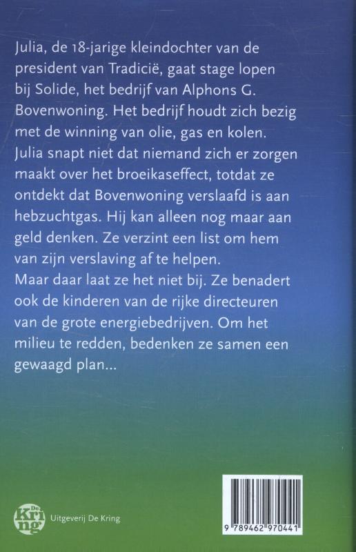 Achterkant van Het hebzuchtgas