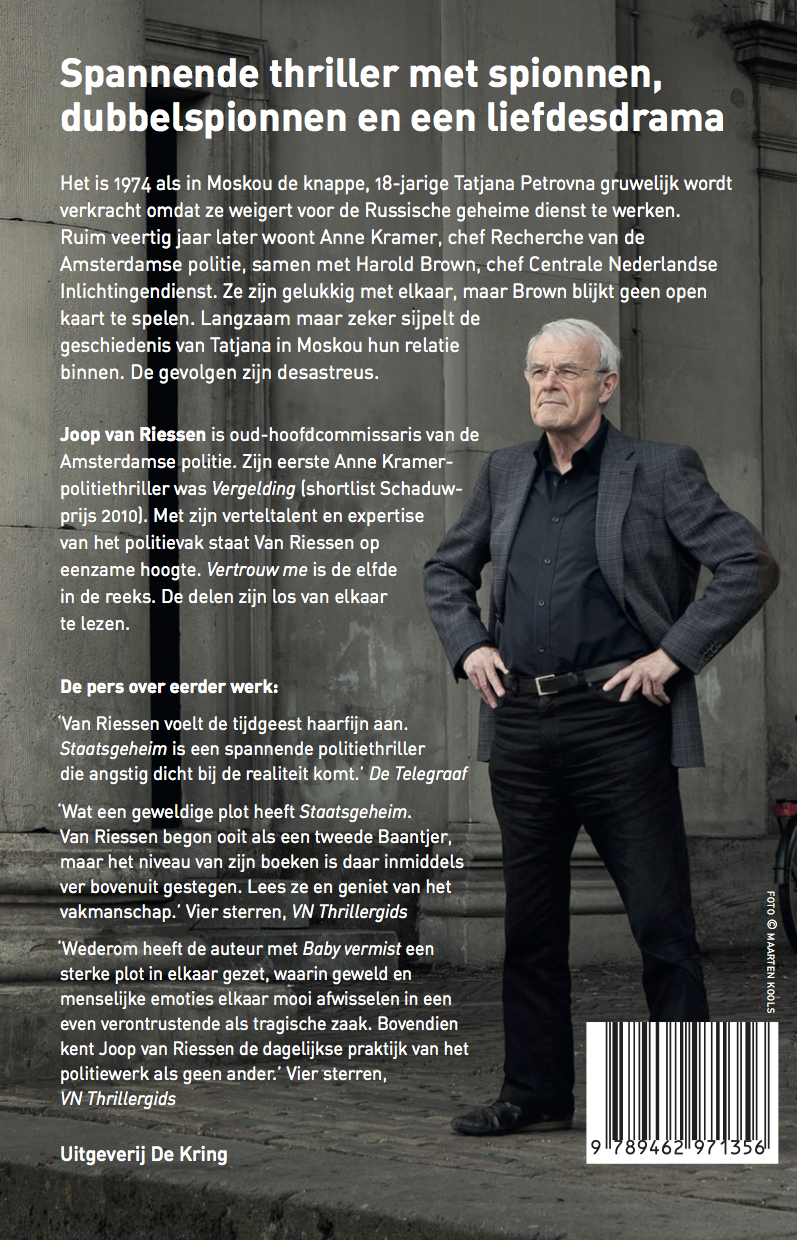 Achterkant van Vertrouw me