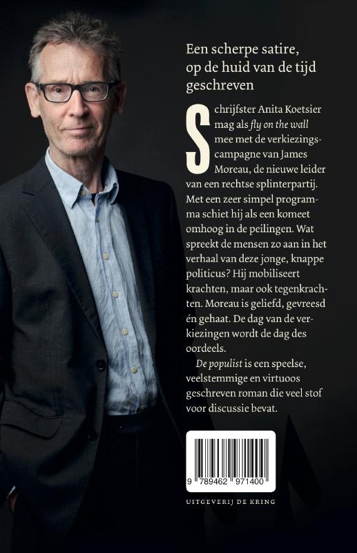 Achterkant van De populist
