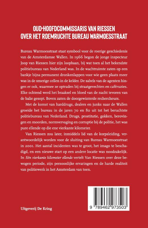 Achterkant van Eén vierkante kilometer ellende