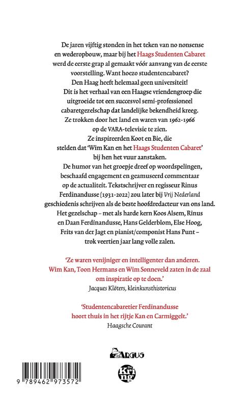 Achterkant van Nooit meer zo gelachen