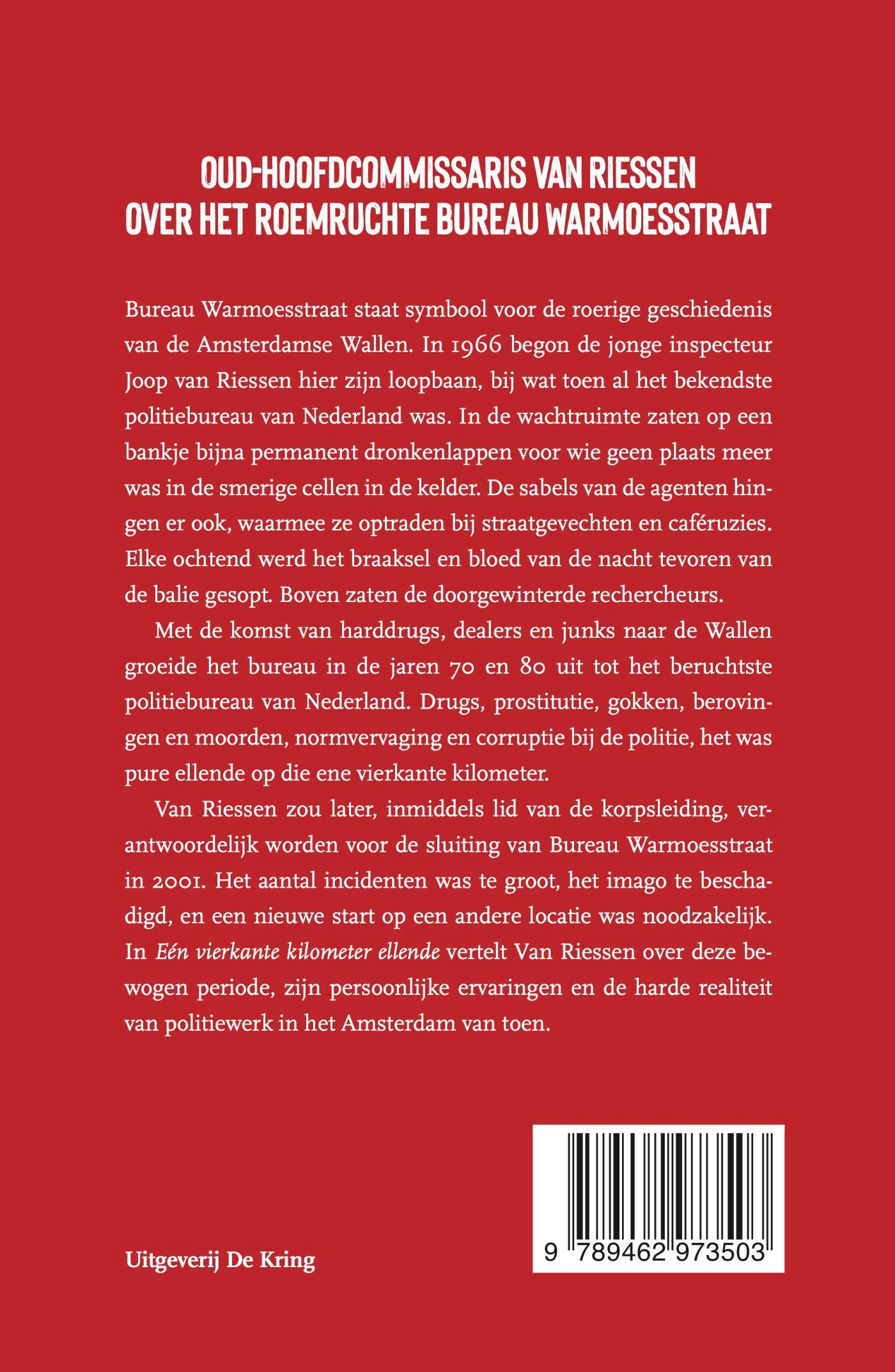 Achterkant van Eén vierkante kilometer ellende