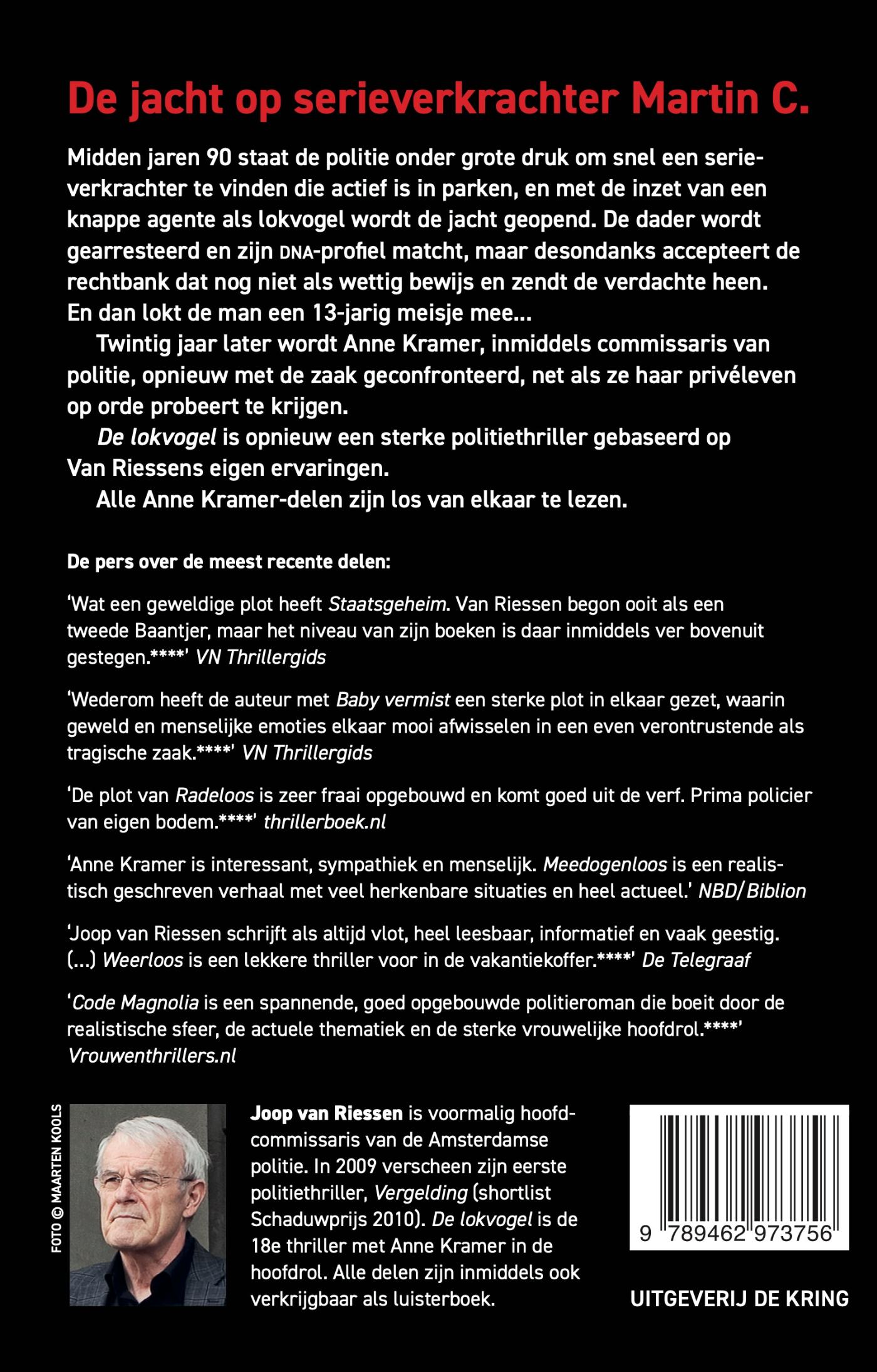 Achterkant van De lokvogel