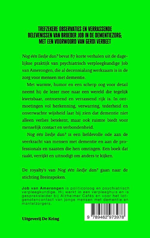 Achterkant van Nog één liedje dan?
