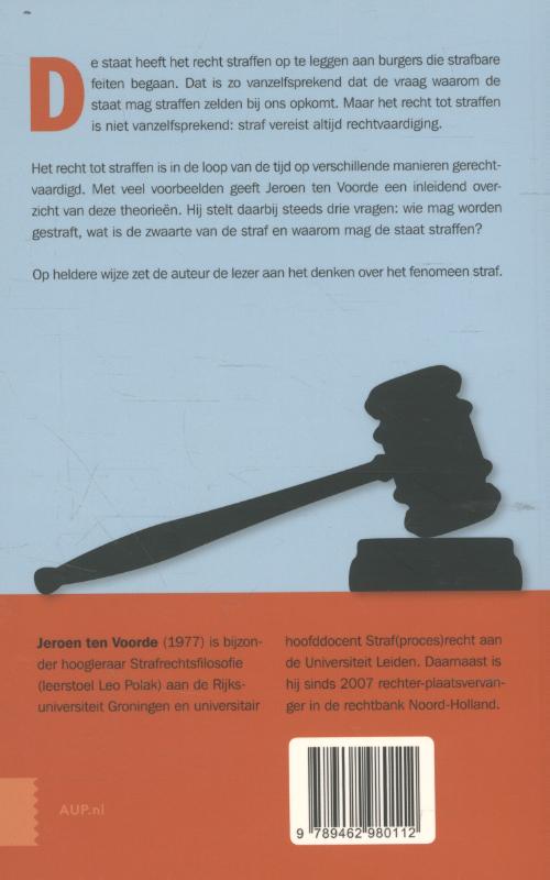 Achterkant van Recht tot straffen